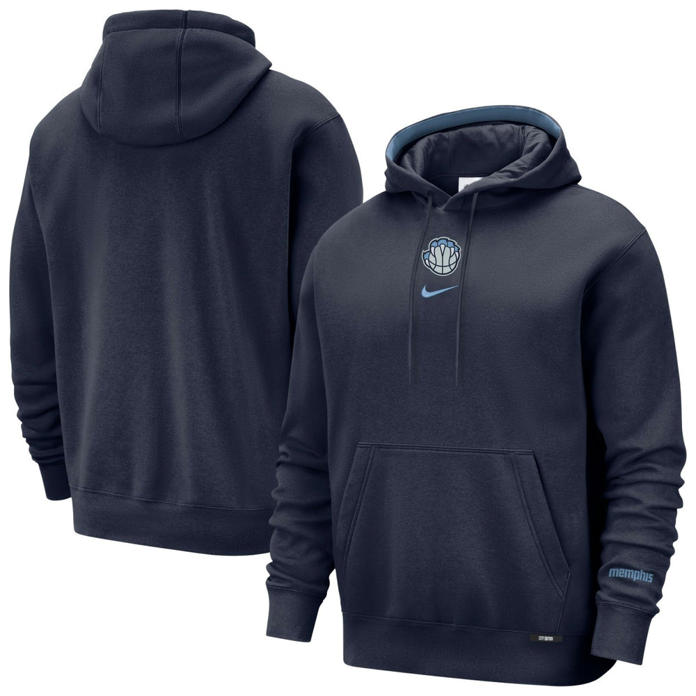Nike Memphis Grizzlies 2025/26 City Edition Courtside Remix Premium Hoodie Navy