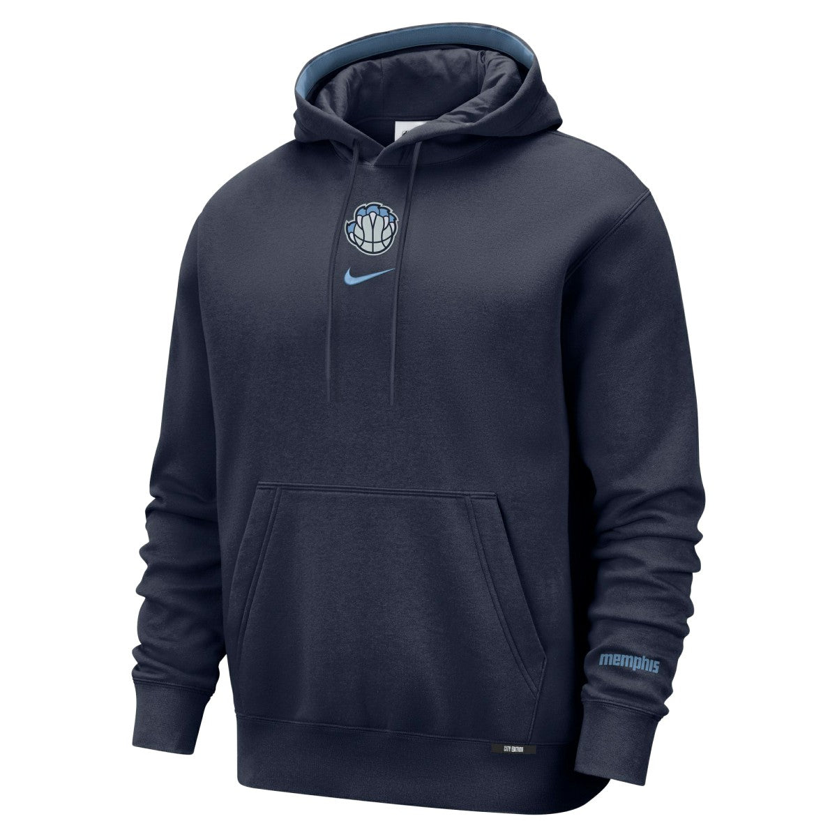 Nike Memphis Grizzlies 2025/26 City Edition Courtside Remix Premium Hoodie Navy