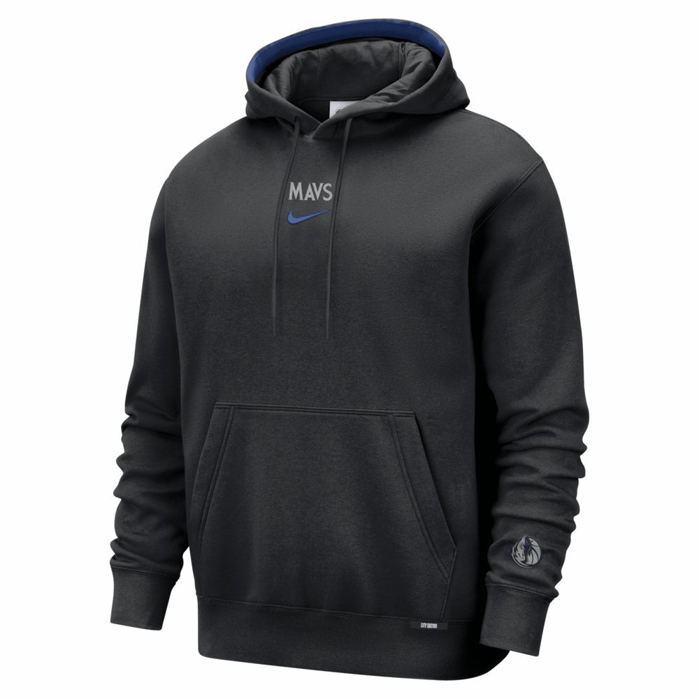 Nike Dallas Mavericks 2025/26 City Edition Remix Premium Courtside Hoodie Black