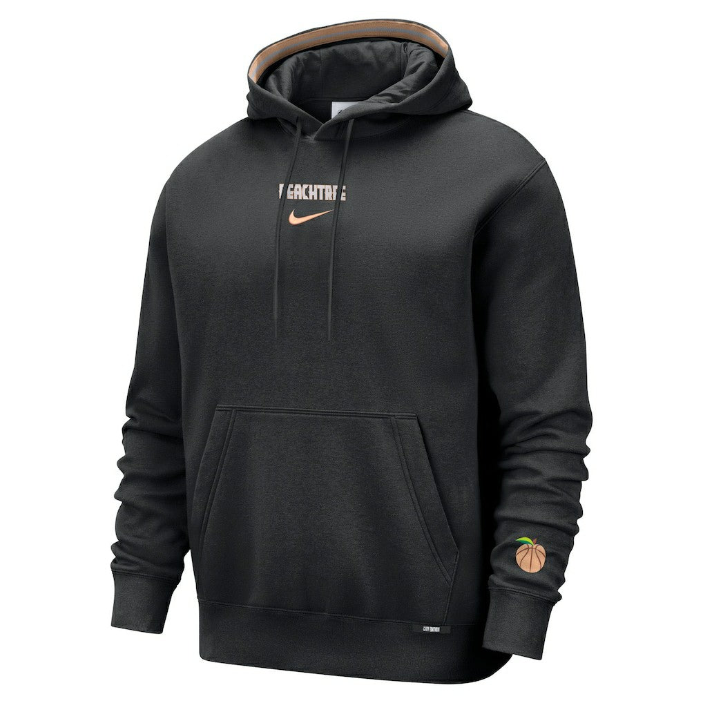 Nike Atlanta Hawks 2025/26 City Edition Courtside Remix Premium Hoodie Black