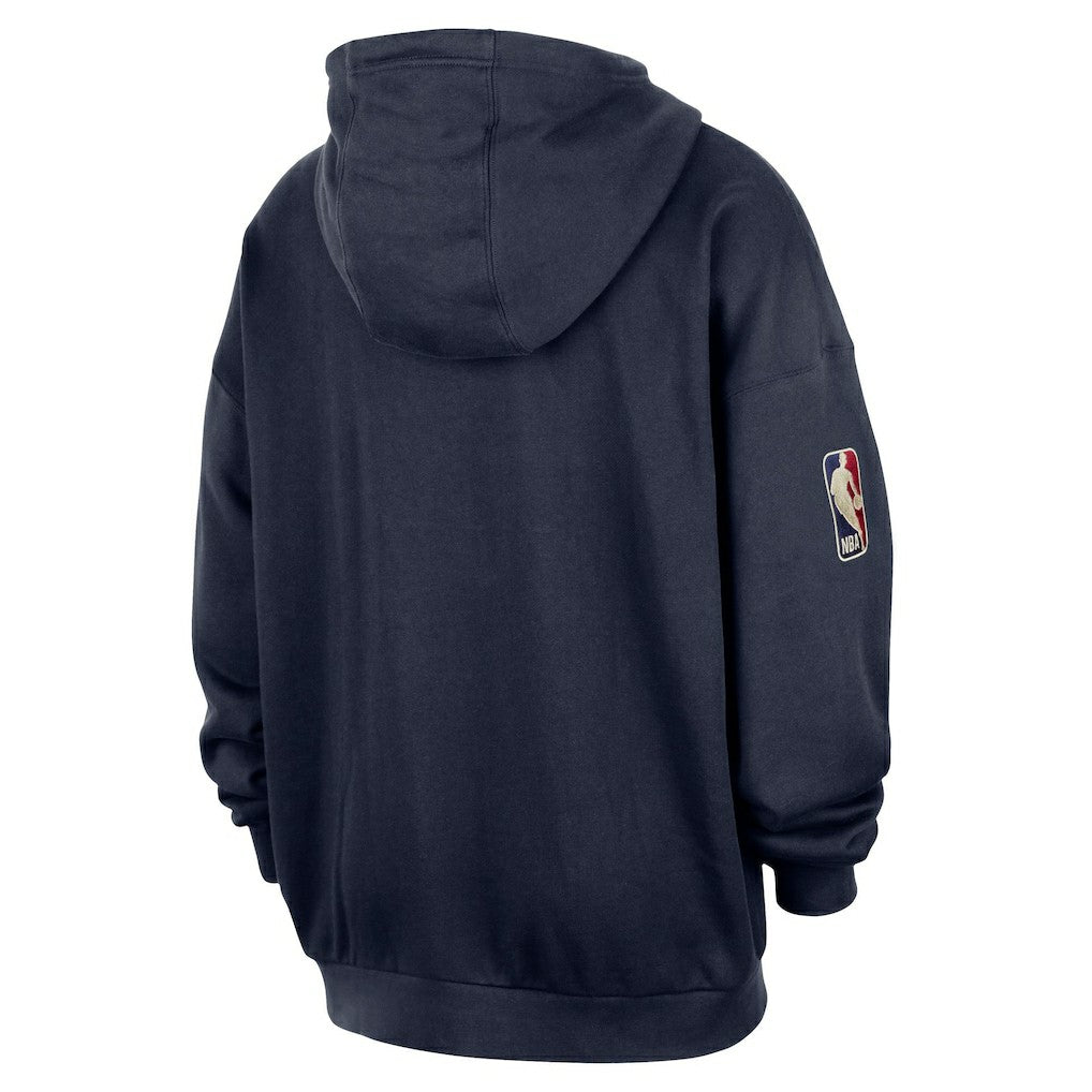 Nike Cleveland Cavaliers Classic Edition Hardwood Classics Premium Club Heavyweight Fleece Hoodie Navy