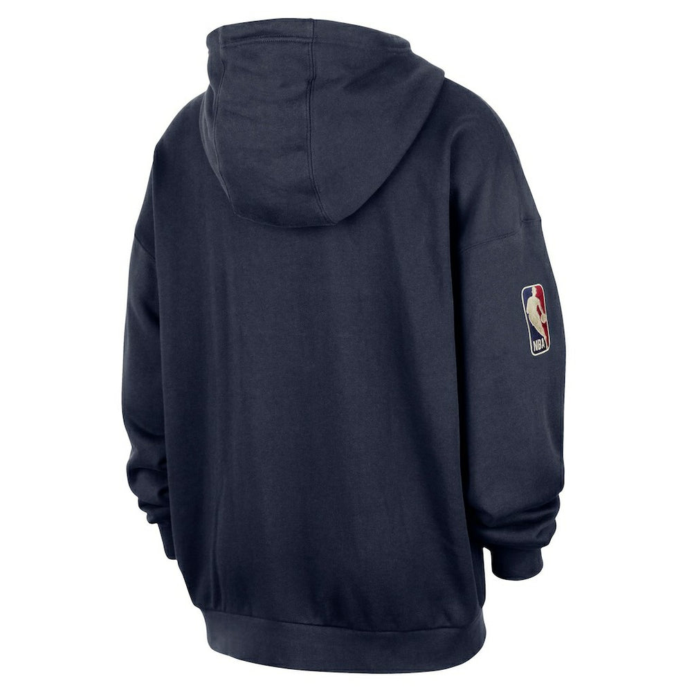 Nike Cleveland Cavaliers Classic Edition Hardwood Classics Premium Club Heavyweight Fleece Hoodie Navy