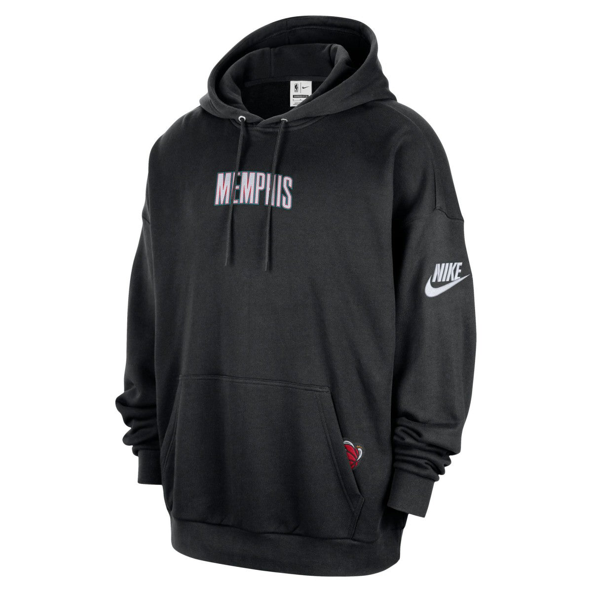 Nike Memphis Grizzlies Classic Edition Hardwood Classics Premium Club Heavyweight Fleece Hoodie Black