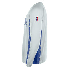 Nike Orlando Magic 2025/26 City Edition Authentic Pregame Dri-FIT Long Sleeve Shooting T-Shirt Silver