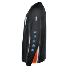 Nike LA Clippers 2025/26 City Edition Authentic Pregame Dri-FIT Long Sleeve Shooting T-Shirt Black