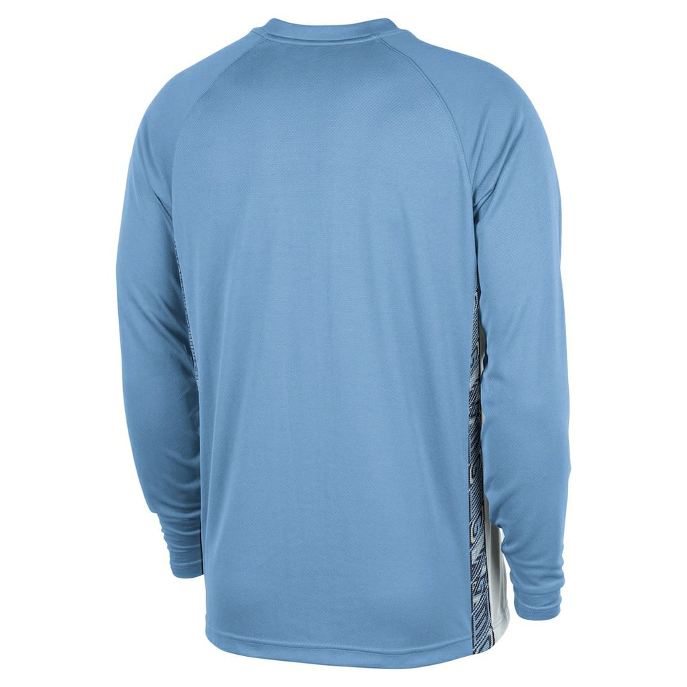 Nike Memphis Grizzlies 2025/26 City Edition Authentic Pregame Dri-FIT Long Sleeve Shooting T-Shirt Light Blue