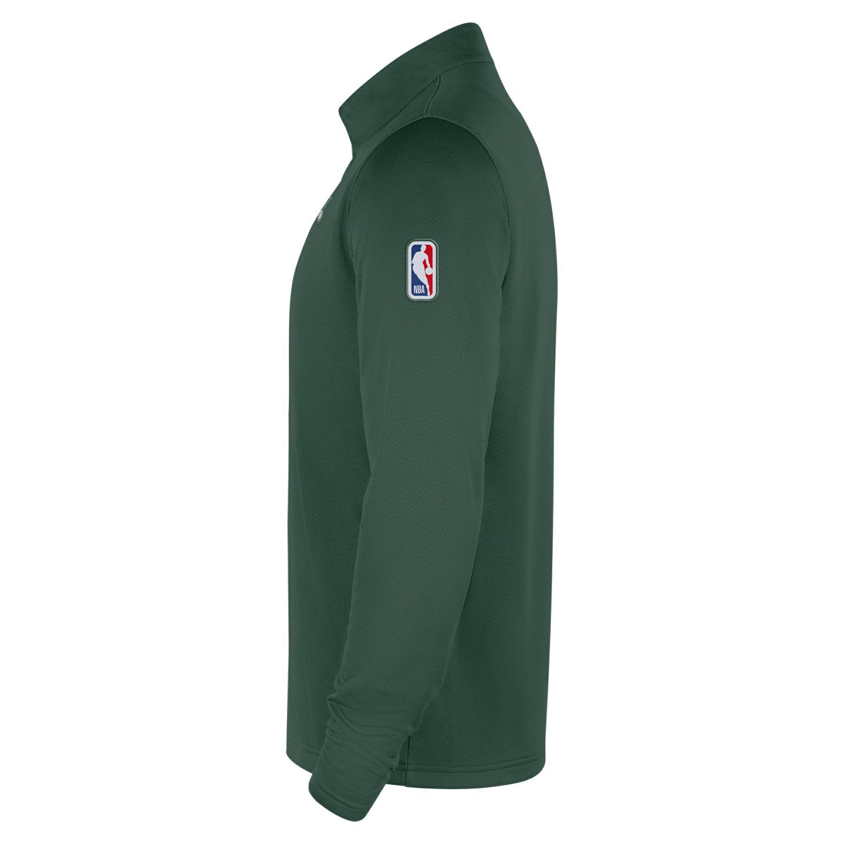 Nike Milwaukee Bucks 2025/26 City Edition Remix Authentic Coaches Dri-FIT Half-Zip Top Hunter Green