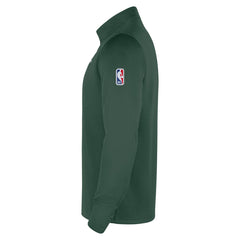 Nike Milwaukee Bucks 2025/26 City Edition Remix Authentic Coaches Dri-FIT Half-Zip Top Hunter Green