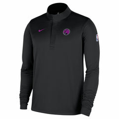Nike Minnesota Timberwolves 2025/26 City Edition Remix Authentic Coaches Dri-FIT Half-Zip Pullover Black