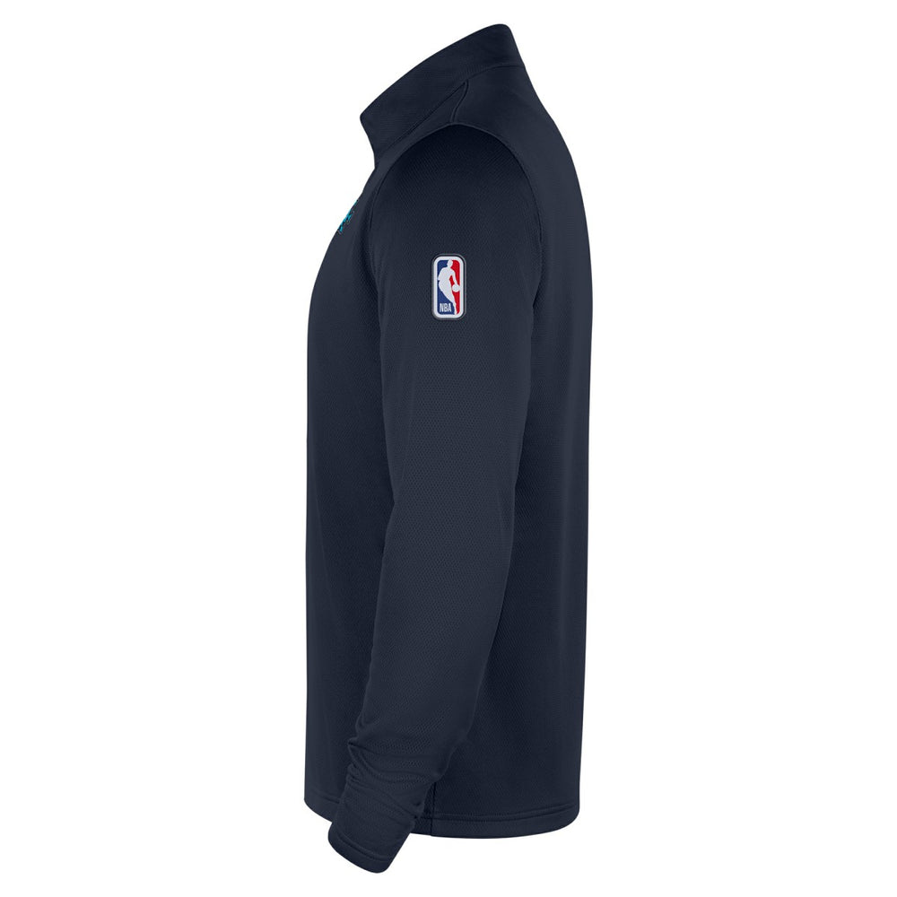 Nike Oklahoma City Thunder 2025/26 City Edition Remix Authentic Coaches Dri-FIT Half-Zip Top Navy