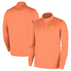 Nike Cleveland Cavaliers 2025/26 City Edition Remix Authentic Coaches Dri-FIT Half-Zip Pullover Orange