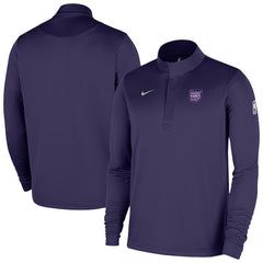 Nike Sacramento Kings 2025/26 City Edition Remix Authentic Coaches Dri-FIT Half-Zip Top Purple