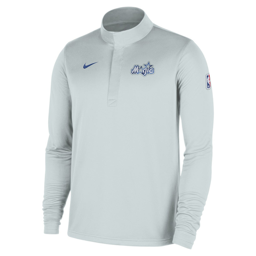 Nike Orlando Magic 2025/26 City Edition Remix Authentic Coaches Dri-FIT Half-Zip Top Silver