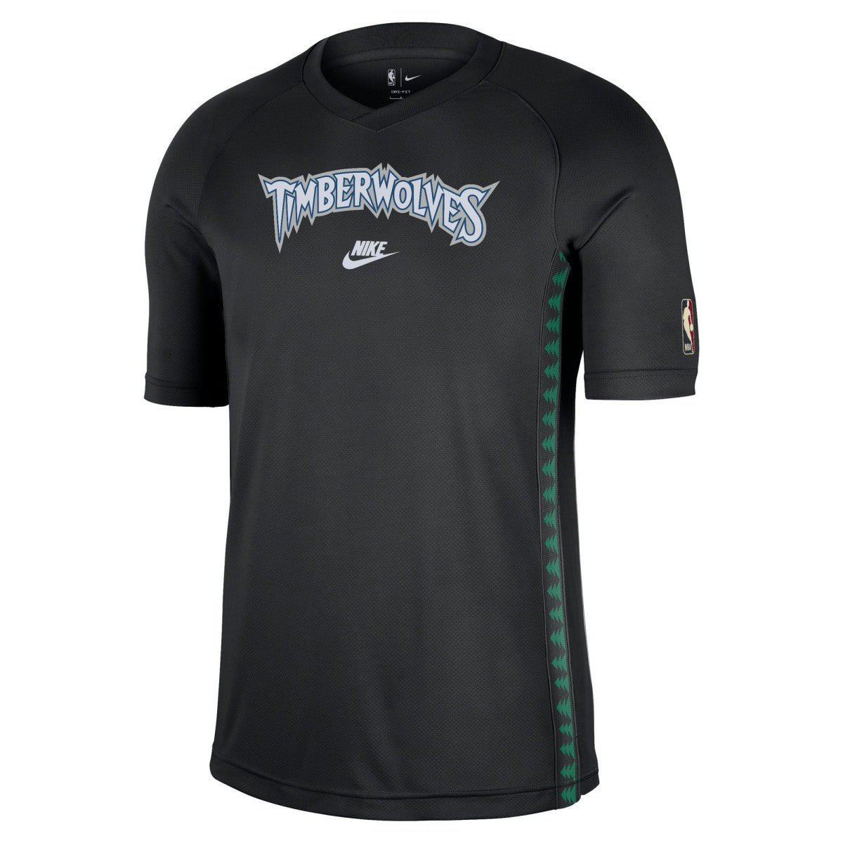 Nike Minnesota Timberwolves Classic Edition Hardwood Classics Authentic Game Shooting T-Shirt Black
