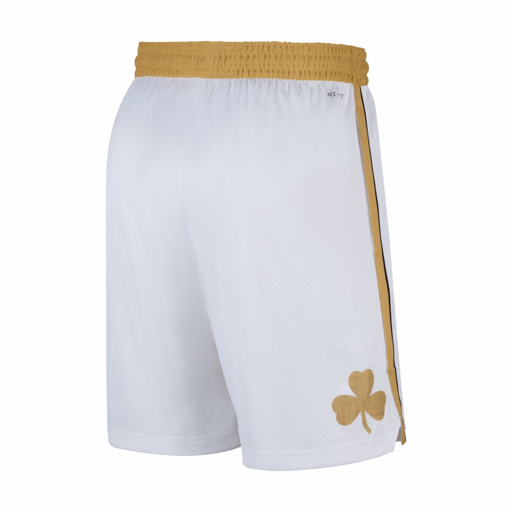 Nike Boston Celtics 2025/26 City Edition Remix Dri-FIT Swingman Shorts White