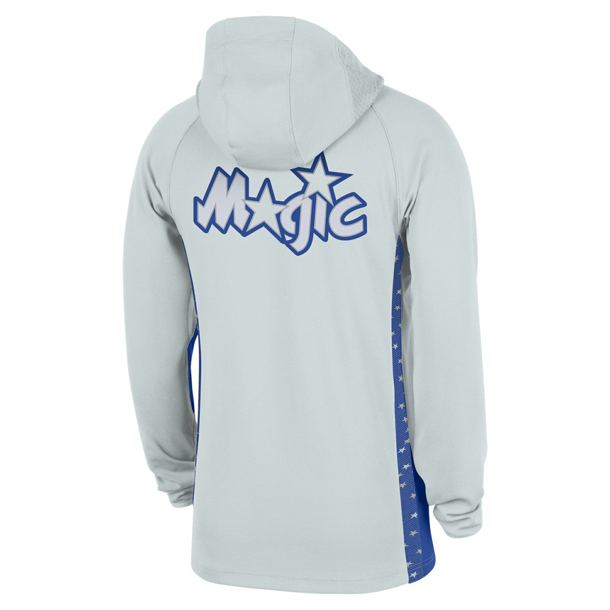 Nike Orlando Magic 2025/26 City Edition Remix Authentic On-Court Quarter-Zip Dri-FIT Hooded Jacket Silver