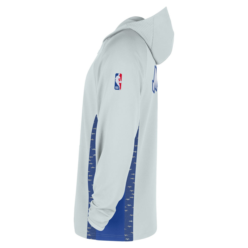 Nike Orlando Magic 2025/26 City Edition Remix Authentic On-Court Quarter-Zip Dri-FIT Hooded Jacket Silver