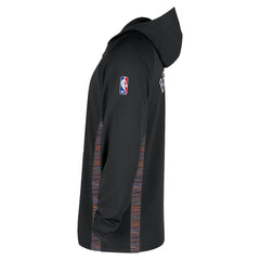 Nike Brooklyn Nets 2025/26 City Edition Remix Authentic On-Court Quarter-Zip Dri-FIT Hooded Jacket Black