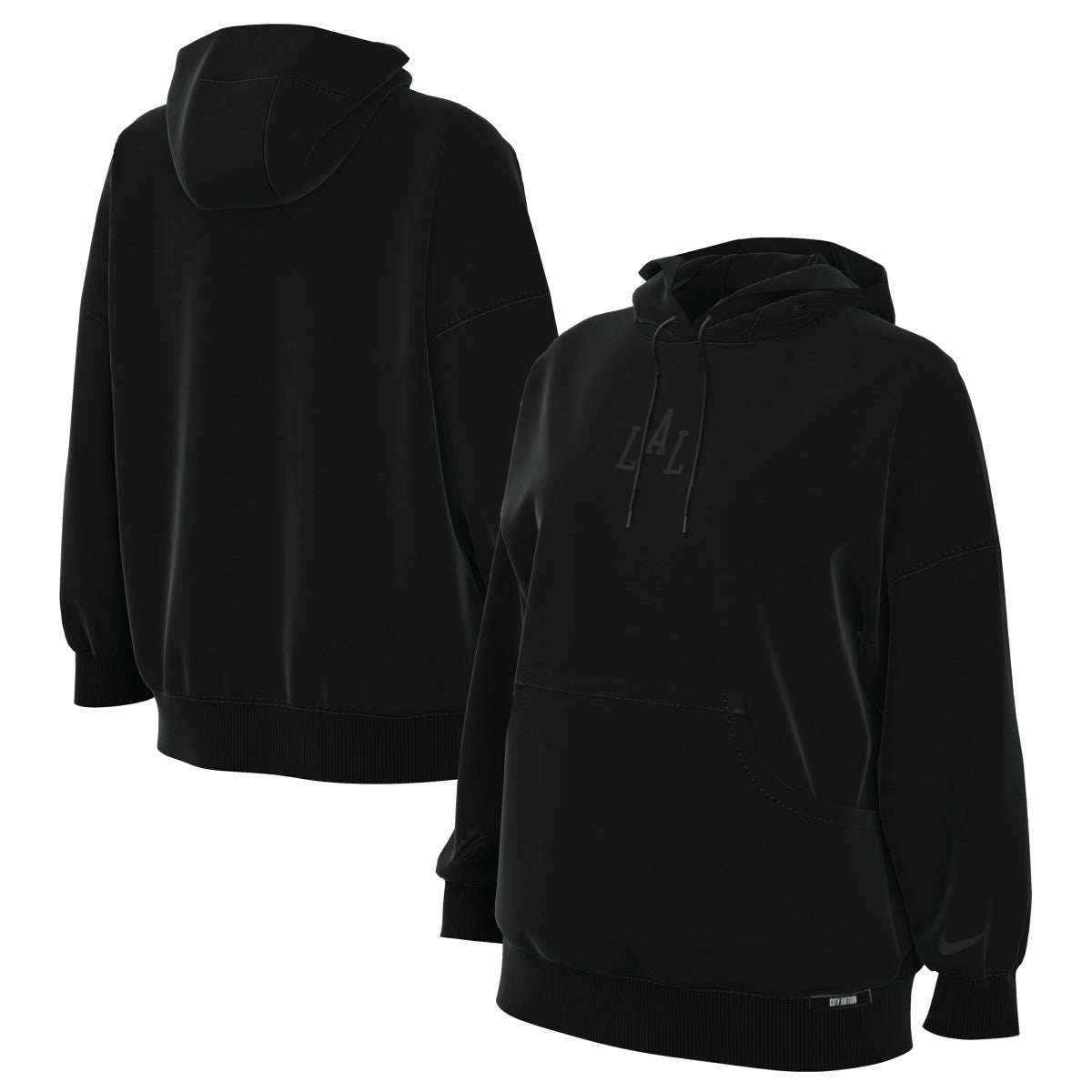 Nike Los Angeles Lakers Women's 2025/26 City Edition Remix Premium Fleece Hoodie Black