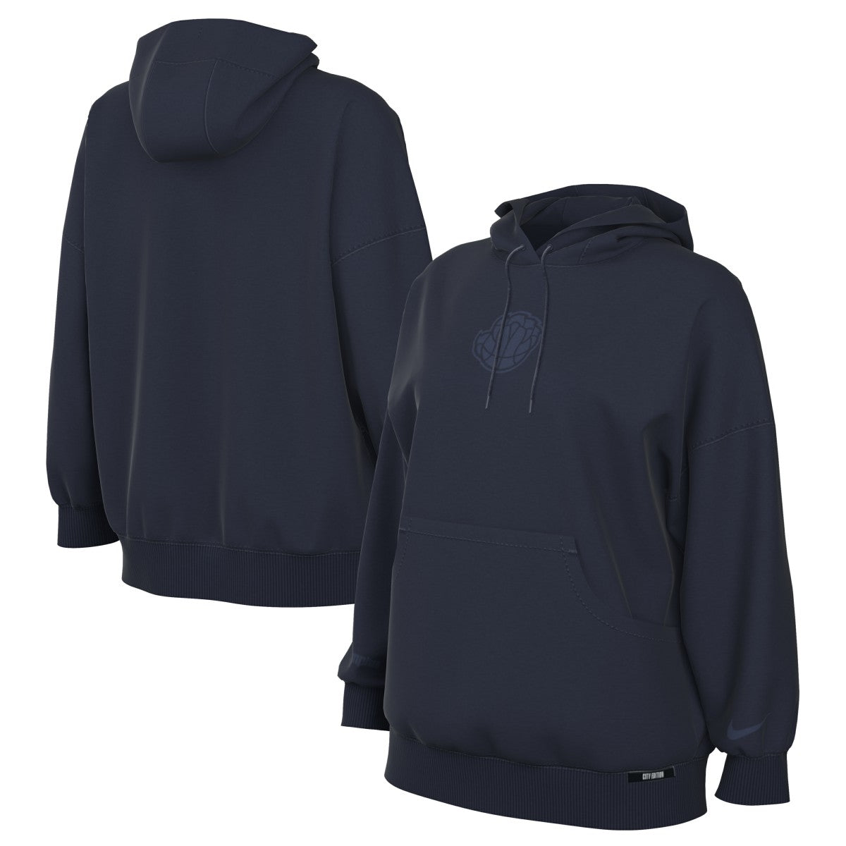 Nike Memphis Grizzlies Women's 2025/26 City Edition Remix Premium Fleece Hoodie Navy