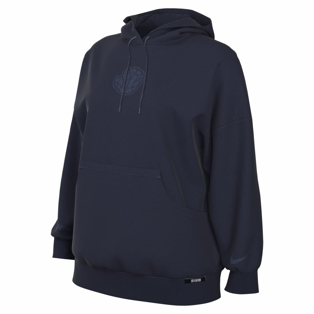 Nike Memphis Grizzlies Women's 2025/26 City Edition Remix Premium Fleece Hoodie Navy
