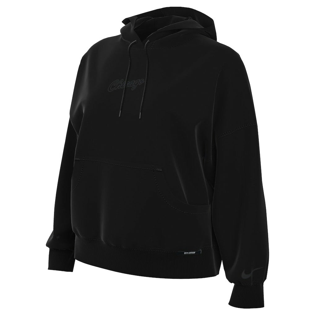 Nike Chicago Bulls Women's 2025/26 City Edition Remix Premium Fleece Hoodie Black