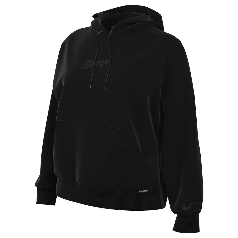 Nike Chicago Bulls Women's 2025/26 City Edition Remix Premium Fleece Hoodie Black