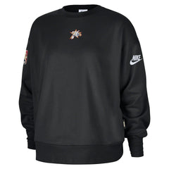 Nike Philadelphia 76ers Women's Classic Edition Hardwood Classics Premium Phoenix Fleece Sweatshirt Black