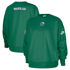 Nike Dallas Mavericks Women's Classic Edition Hardwood Classics Premium Phoenix Fleece Sweatshirt Green