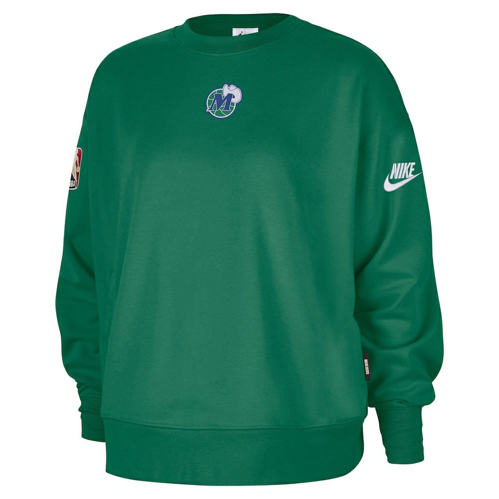 Nike Dallas Mavericks Women's Classic Edition Hardwood Classics Premium Phoenix Fleece Sweatshirt Green