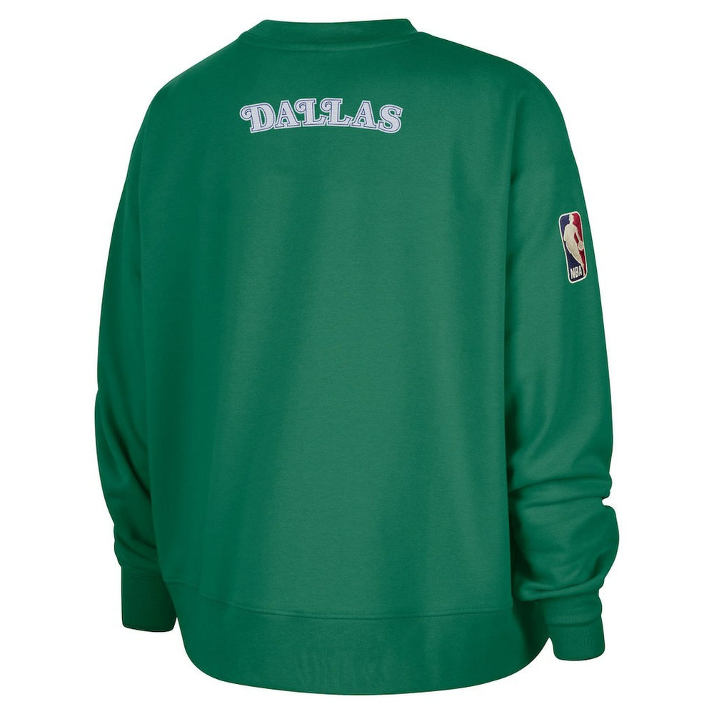 Nike Dallas Mavericks Women's Classic Edition Hardwood Classics Premium Phoenix Fleece Sweatshirt Green