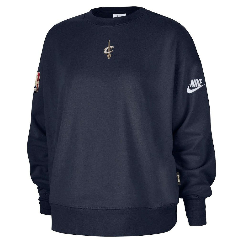 Nike Cleveland Cavaliers Women's Classic Edition Hardwood Classics Premium Phoenix Fleece Sweatshirt Navy