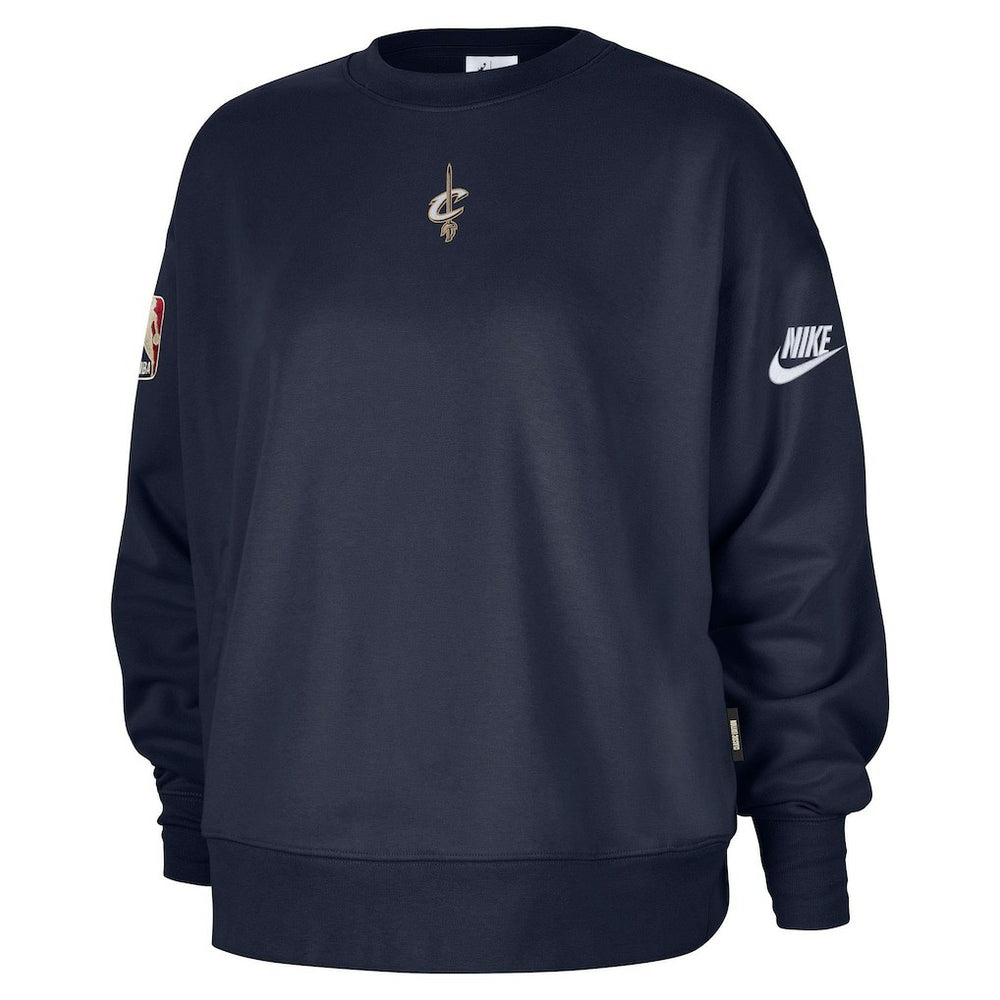 Nike Cleveland Cavaliers Women's Classic Edition Hardwood Classics Premium Phoenix Fleece Sweatshirt Navy