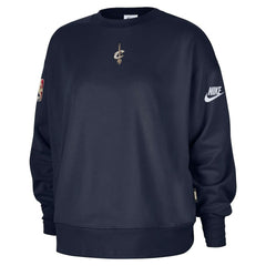 Nike Cleveland Cavaliers Women's Classic Edition Hardwood Classics Premium Phoenix Fleece Sweatshirt Navy