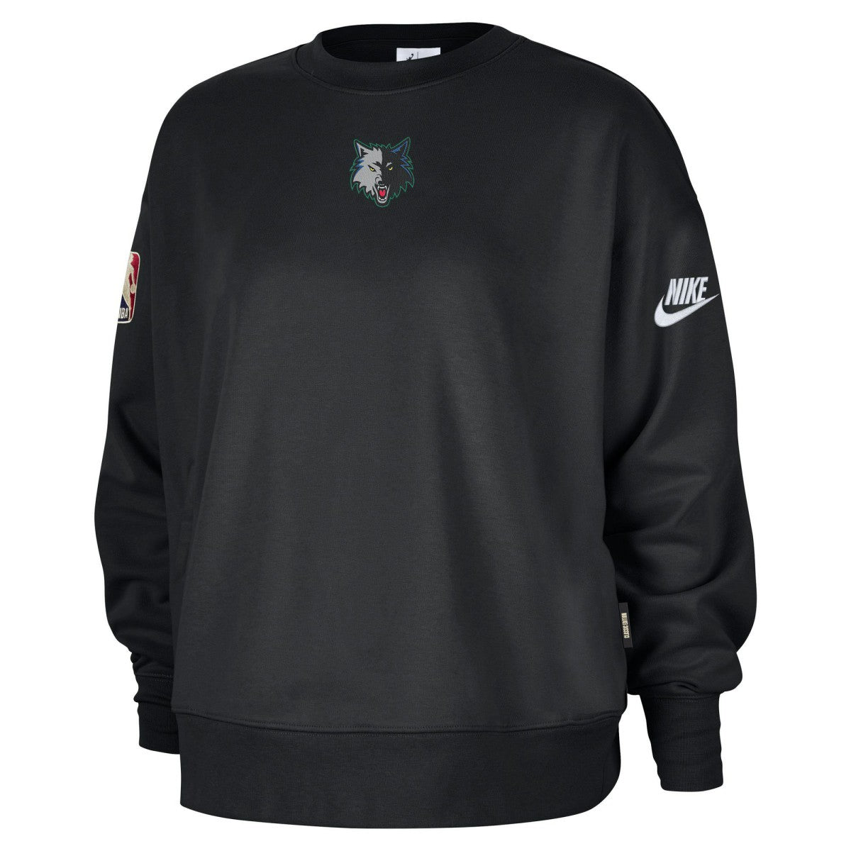 Nike Minnesota Timberwolves Women's Classic Edition Hardwood Classics Premium Phoenix Fleece Sweatshirt Black