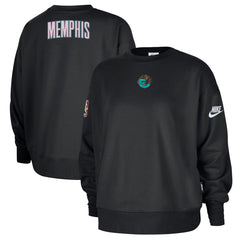 Nike Memphis Grizzlies Women's Classic Edition Hardwood Classics Premium Phoenix Fleece Sweatshirt Black