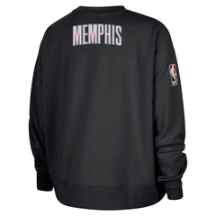 Nike Memphis Grizzlies Women's Classic Edition Hardwood Classics Premium Phoenix Fleece Sweatshirt Black