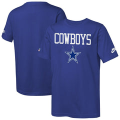 Dallas Cowboys Youth Sideline T-Shirt - Navy - Nike
