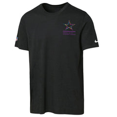Dallas Cowboys Youth 2025 NFL Crucial Catch Tri-Blend Dri-FIT T-Shirt - Black - Nike