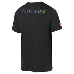 Dallas Cowboys Youth 2025 NFL Crucial Catch Tri-Blend Dri-FIT T-Shirt - Black - Nike
