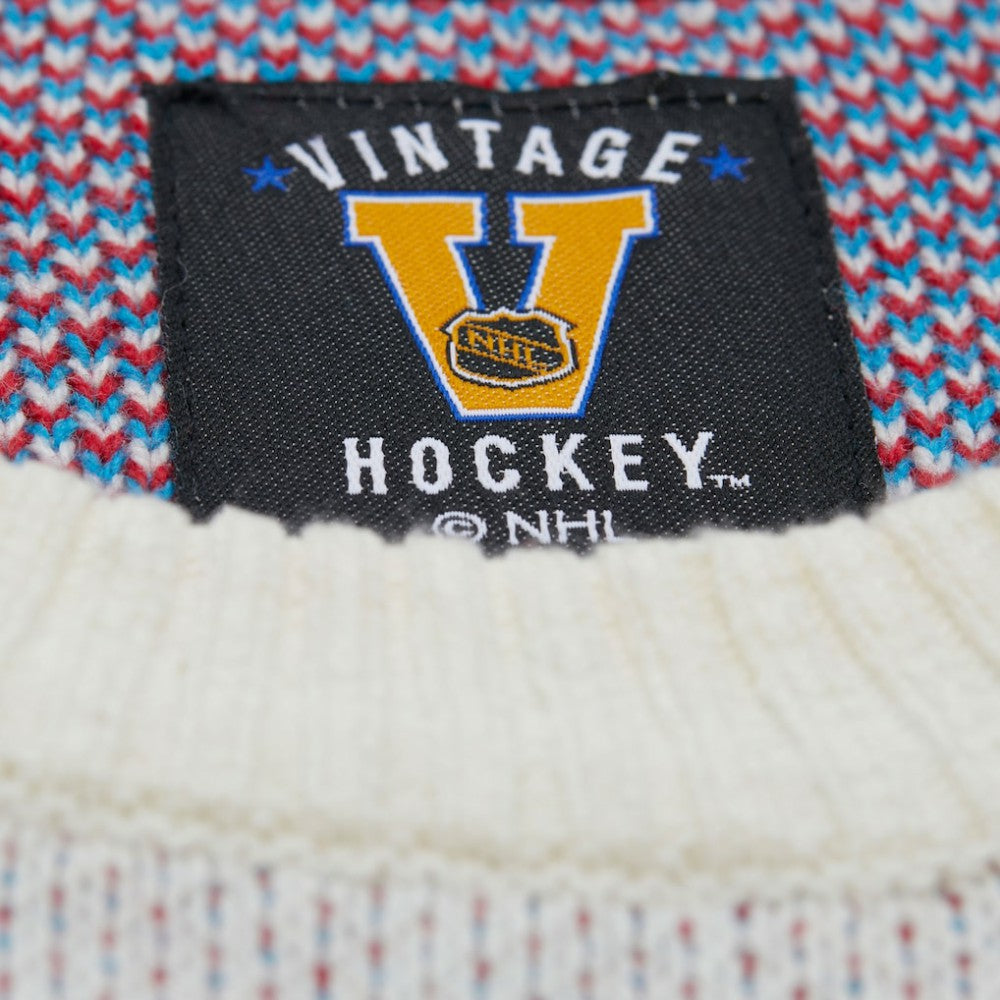 New York Rangers Mitchell & Ness Centennial Retro Logo Sweater - Cream | NHL discount