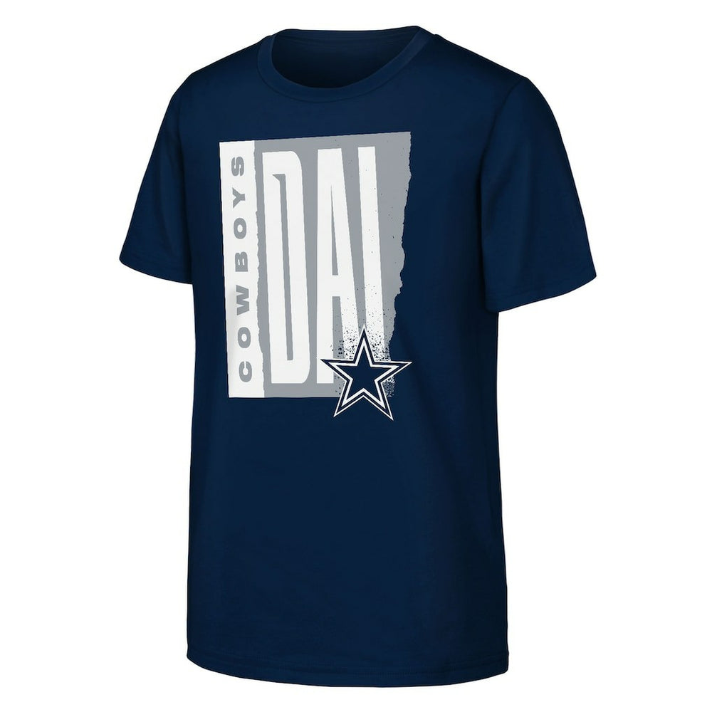 Dallas Cowboys Outerstuff Youth Tear It Up T-Shirt - Navy - NFL