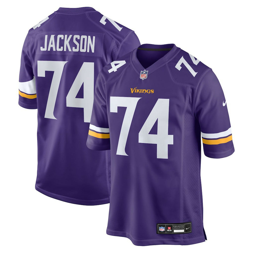 Donovan Jackson Minnesota Vikings 2025 NFL Draft First Round Pick Game Jersey - Purple - Nike