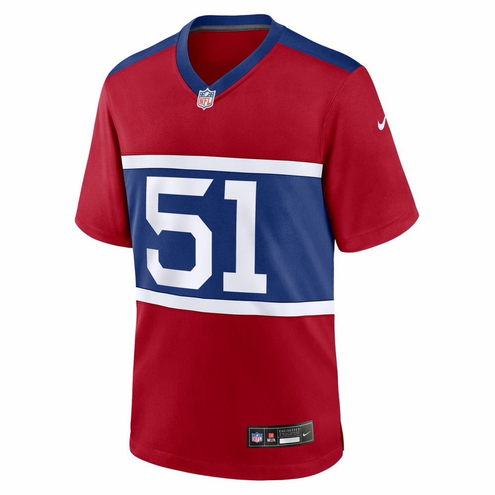 Abdul Carter New York Giants First Round Pick Alternate Game Jersey - Red - Nike