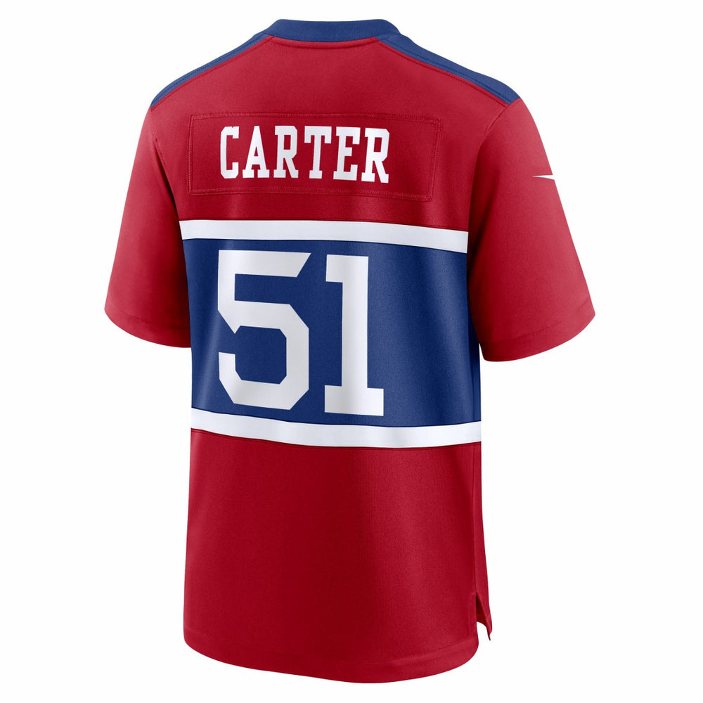 Abdul Carter New York Giants First Round Pick Alternate Game Jersey - Red - Nike