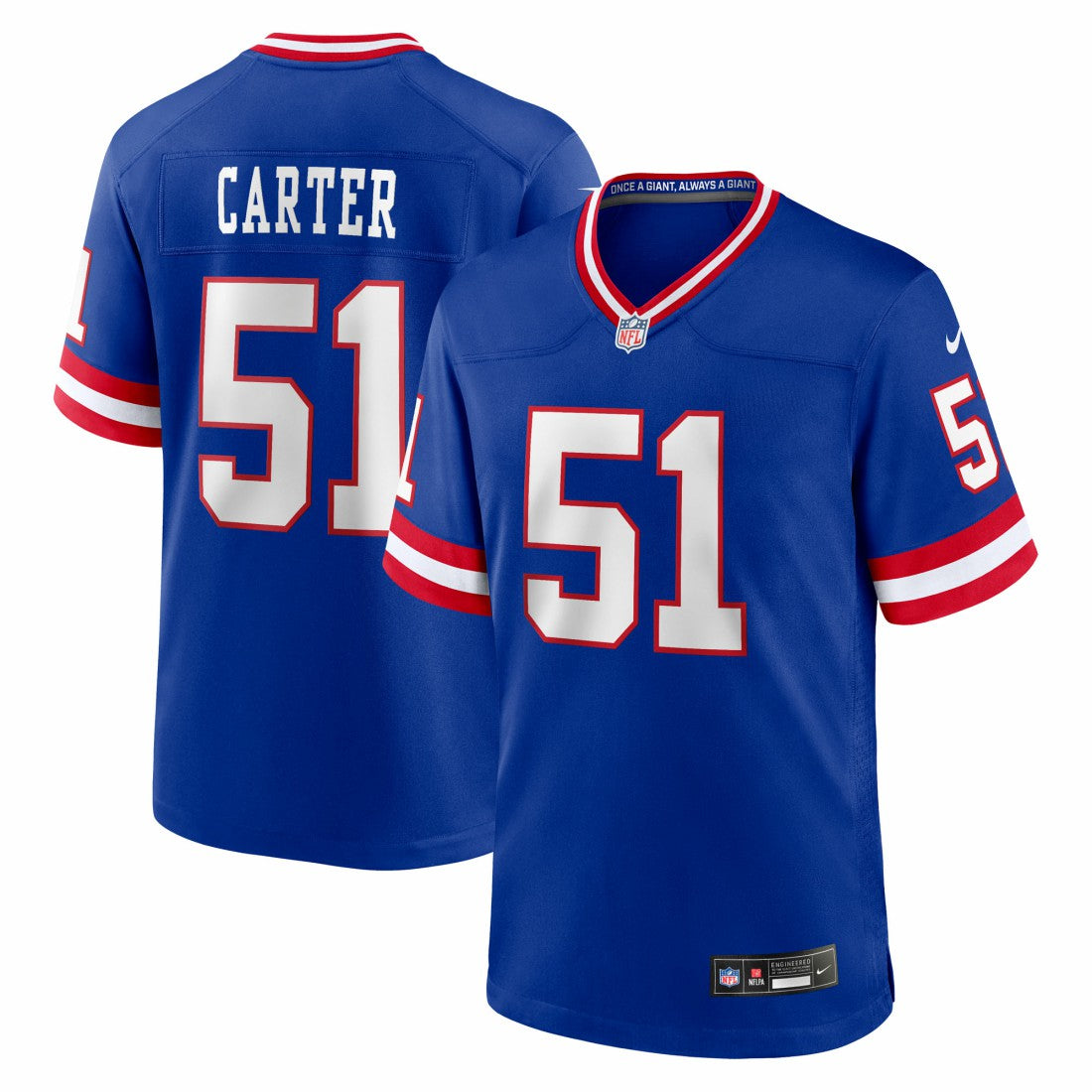 Abdul Carter New York Giants First Round Pick 2nd Alternate Game Jersey - Royal - Nike