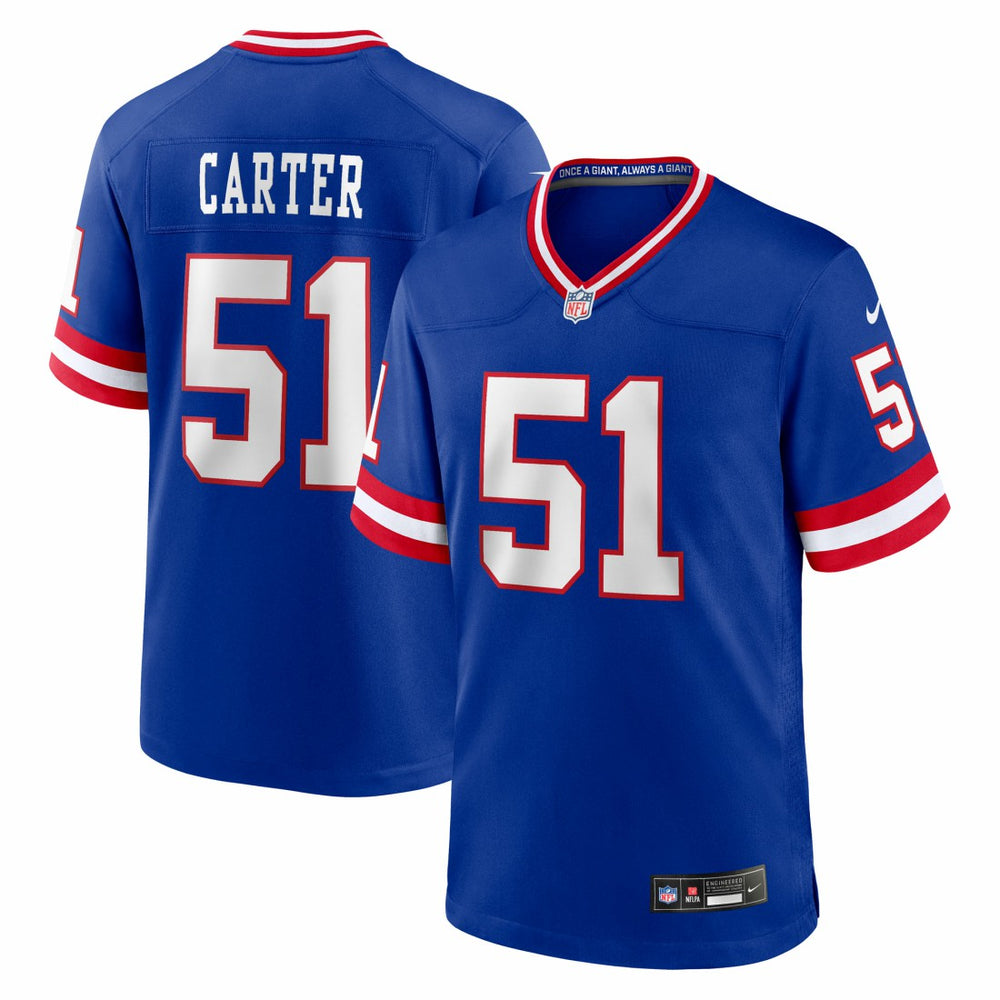 Abdul Carter New York Giants First Round Pick 2nd Alternate Game Jersey - Royal - Nike