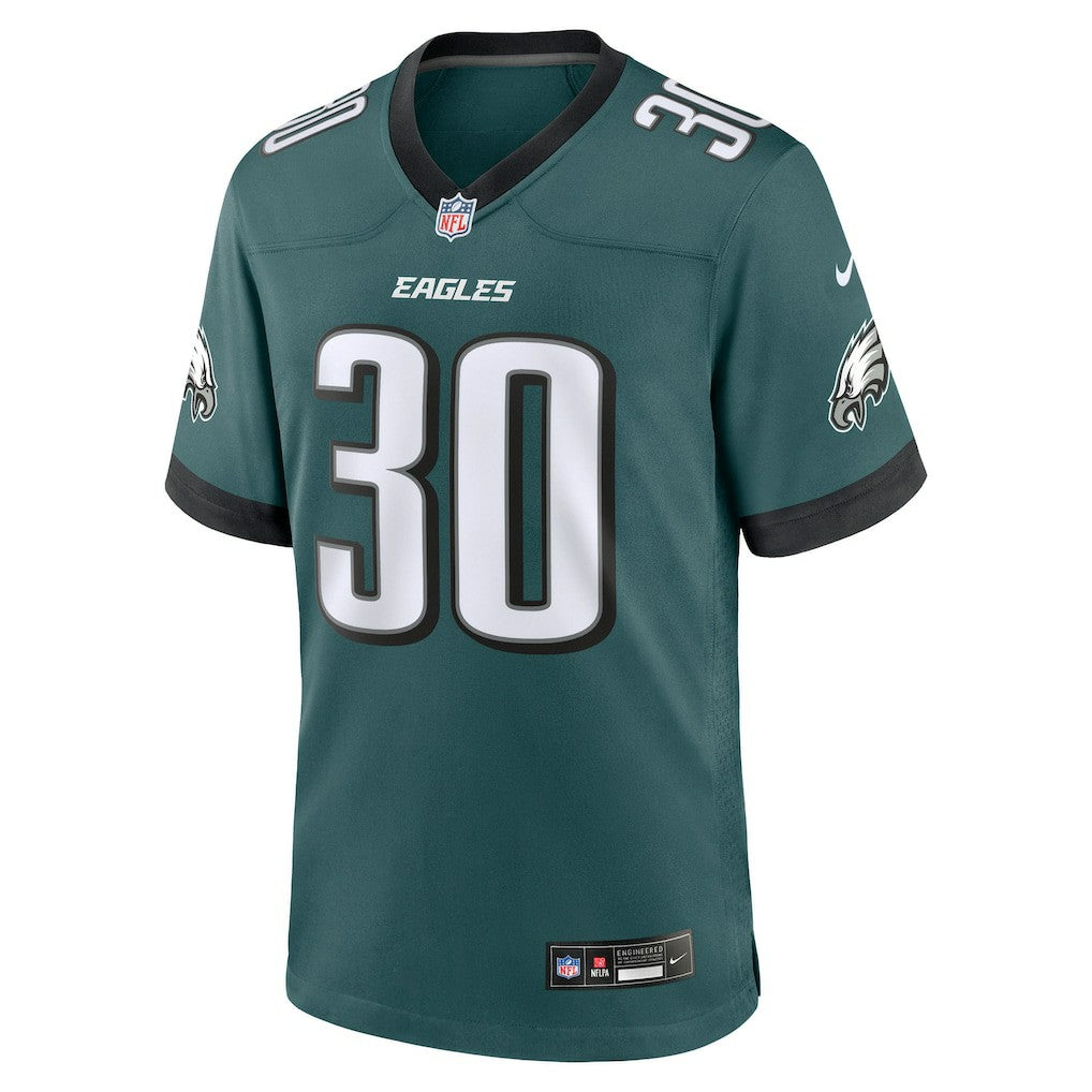 Jihaad Campbell Philadelphia Eagles 2025 NFL Draft First Round Pick Game Jersey - Green - Nike