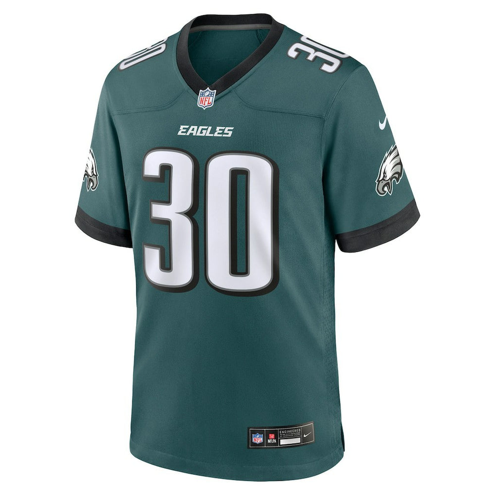 Jihaad Campbell Philadelphia Eagles 2025 NFL Draft First Round Pick Game Jersey - Green - Nike
