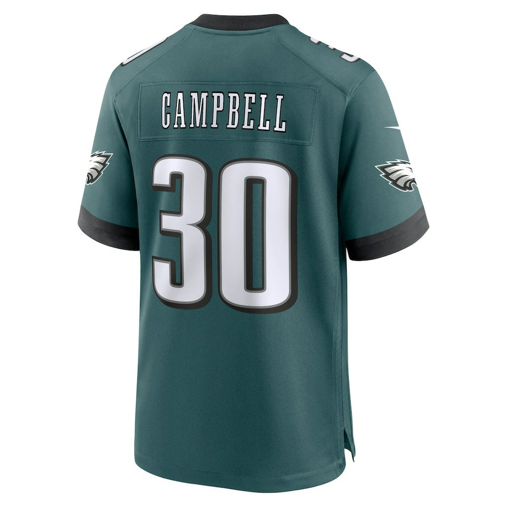 Jihaad Campbell Philadelphia Eagles 2025 NFL Draft First Round Pick Game Jersey - Green - Nike